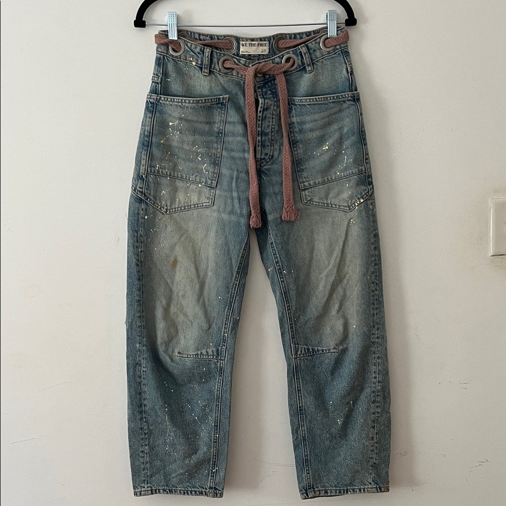 Free People Moxie Barrel Jeans